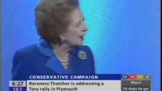 Thatchers Last Great Public Speech [upl. by Otirecul171]