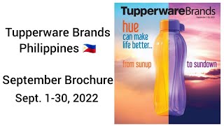 September Brochure 2022 Tupperware Brands Philippines 🇵🇭 [upl. by Wilden]