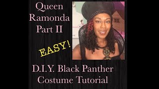 DIY Halloween Costume Queen Ramonda DIY Part 2 [upl. by Shreve]