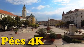 Pécs Hungary 🇭🇺 Walking Tour 4K [upl. by Nort]