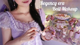 ASMR Elegant Regency Era Ball Makeup🏰 [upl. by Nilo462]