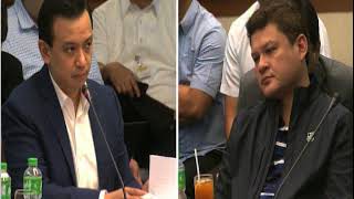 Trillanes Paolo Duterte face off at Senate probe part 2 [upl. by Arly]