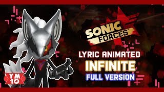 SONIC FORCES INFINITE ANIMATED LYRIC [upl. by Noell]