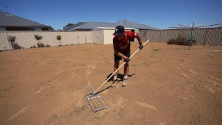 Full Lawn Renovation From Start To Finish  Seeding and Fixing My Lawn [upl. by Nesaj]