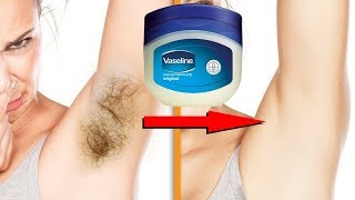 How TO Remove Unwanted Hair Permanently In Just 2 Minute Using Vaseline😍 [upl. by Dichy788]