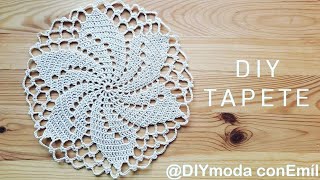 Cómo tejer tapete carpeta a crochet paso a paso [upl. by Desdemona71]