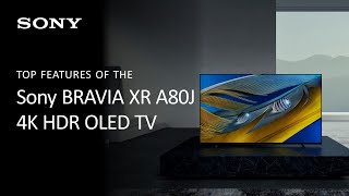 Sony BRAVIA XR A80J 4K HDR OLED TV  Product Overview [upl. by Aicirtak]