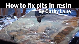 How To Fix Pits In Resin [upl. by Zebe]