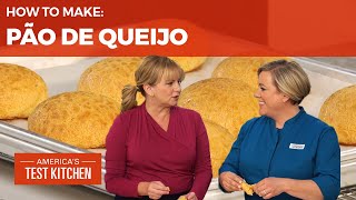 How to Make Pão de Queijo Brazilian Cheese Bread [upl. by Gladstone]