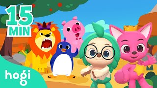 Learn animal songs with Hogi  Pinkfong amp Hogi Dance Dance  Hogi Kids Songs [upl. by Alyks]