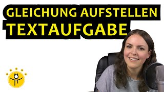 TEXTAUFGABE Alter berechnen – Gleichung aufstellen aus Text [upl. by Daitzman]