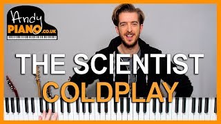 COLDPLAY  THE SCIENTIST EASY SONGS ON PIANO  TUTORIAL [upl. by Couchman901]