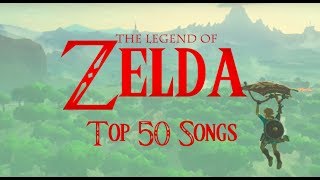 TOP 50 Legend of Zelda Songs 2017 [upl. by Mariann]