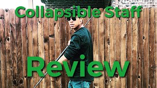 Collapsible Bo Staff Review  Weapon Logs [upl. by Beth]