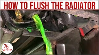 How to FLUSH a Car Radiator [upl. by Alleuqram867]