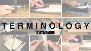 Beginner Woodworking and Carpentry Terminology Part 1 [upl. by Jasmin]