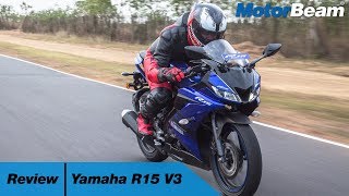 Yamaha R15 V3 Review  Still The Best  MotorBeam [upl. by Yaral]