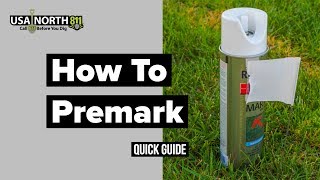 USA North 811  How to Premark Your Excavation Site [upl. by Ardnuasac]