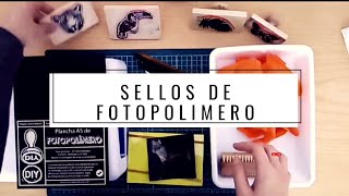 Sellos de fotopolimero  cómo hacerlos en casa [upl. by Fish]