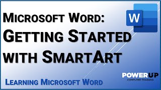 SmartArt Tutorial For Microsoft Word  Getting Started [upl. by Ythomit]