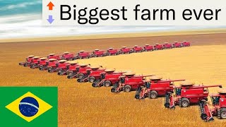 Largest Farms In Brazil [upl. by Beaudoin385]