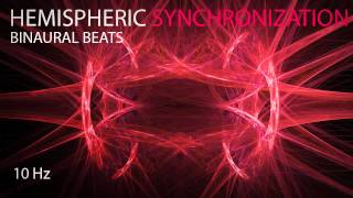 Hemispheric Synchronization  Binaural Beats  10Hz [upl. by Johnnie]