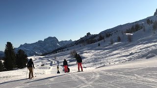 Sella Ronda green direction 2020 HD Dolomiti Super Ski  Sellaronda 1080p [upl. by Aniara]