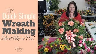 DIY Quick Simple Wreath Making Ideas Like a Pro [upl. by Anatole]