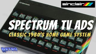 Classic Retro 48k  128k ZX Sinclair Spectrum Commercials [upl. by Arahsal]