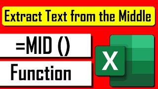 How to Use MID Function in Excel [upl. by Easlehc]