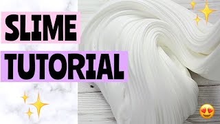 HOW TO MAKE SLIME Simple amp Easy Slime Recipe  2 Minute Easy Slime Tutorial Glue and Borax Slime [upl. by Attolrahc]