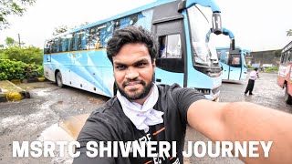 MSRTC SHIVNERI Volvo B7R Mumbai to Pune Full Bus Journey [upl. by Hedley]