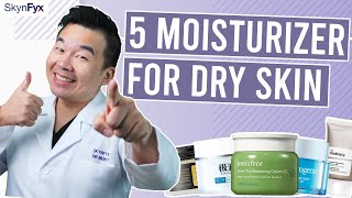 Top 5 Moisturizer for Dry Skin [upl. by Zoara371]