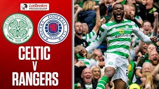 Celtic 10 Rangers  Ntcham Scores in Dominant Display  Ladbrokes Premiership [upl. by Wilfred]