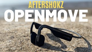 Aftershokz Openmove Bone Conduction Headphones Review  Best Headphones for Running [upl. by Maice746]