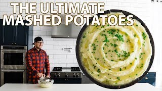 Creamy Roasted Garlic Yukon Gold Mashed Potatoes Recipe [upl. by Nivrae]