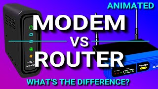 Modem vs Router  Whats the difference [upl. by Ina]