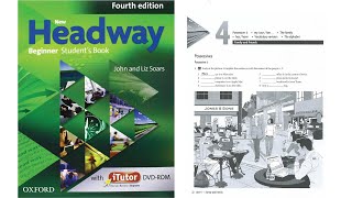 Headway Beginner Workbook 4th Edition Unit 4 [upl. by Betz]