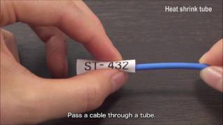 Casio Heat Shrink Tube Label Printer Tape [upl. by Beal]