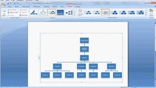 How to Make Organizational ChartLearn ms word easily [upl. by Bruno]