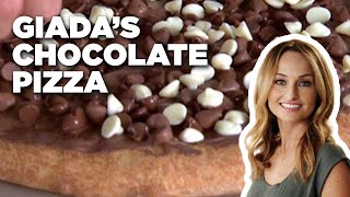 How to Make Giadas Chocolate Pizza  Food Network [upl. by Aivilys88]