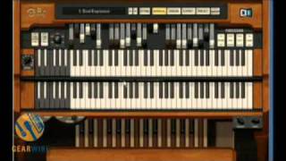 Native Instruments B4 MIDI Mapping On A Hammond Emulation [upl. by Llehsar508]