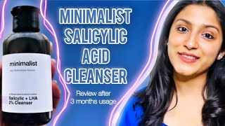 Minimalist Salicylic Acid Facewash Review  ACTUALLY WORKS 💯 [upl. by O'Callaghan]