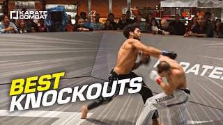 CRAZIEST KNOCKOUTS IN KARATE COMBAT [upl. by Niwri]