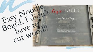 Easy DIY How To Make A Stove Top Cover Even If You Cant Cut Wood  Noodle BoardServing Tray [upl. by Yaluz]