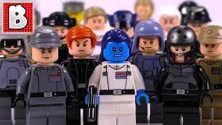 Every LEGO Star Wars Imperial amp First Order Officer Ever Made  Collection Review [upl. by Odranoel]