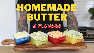 Easy Homemade Butter From Scratch In A Kitchen Aid Mixer [upl. by Larred]