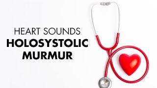 Holosystolic Murmur  Heart Sounds  MEDZCOOL [upl. by Isbella372]