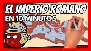 ✅ El IMPERIO ROMANO en 10 minutos  Resumen de la historia de la ANTIGUA ROMA [upl. by Yremrej931]