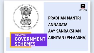 Important Government Schemes Pradhan Mantri Annadata Aay Sanrakshan Abhiyan PMAASHA [upl. by Audie]